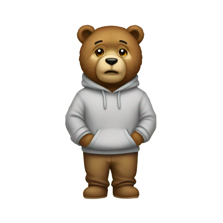 Oso con una sudadera  emoji