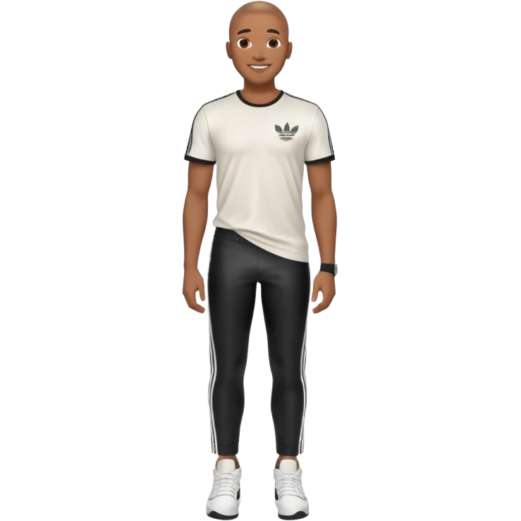 Dre was a thirty-eight- year- old black man with a gorgeous smile and a near-shaved head. He dressed in leather pants, a crisp white T-shirt, and a shiny new pair of limited-edition Adidas sneakers, a casual but clearly expensive look he called “rock-and- roll chic.” emoji