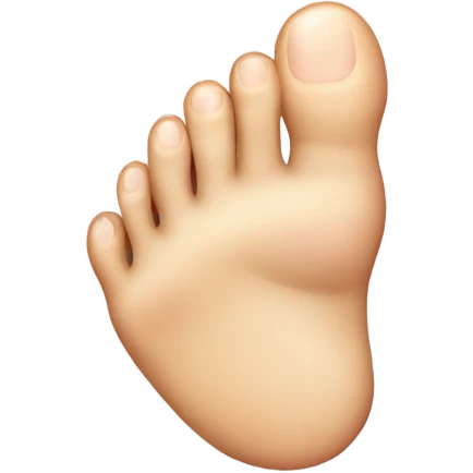 Broken toe emoji