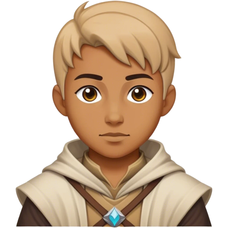Outfit worn by a DnD themed character, basic low level clothes emoji
