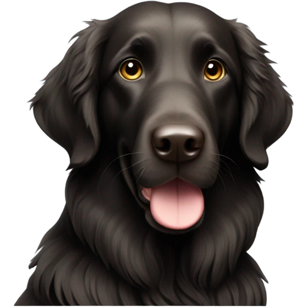 Flat coated retriever  emoji