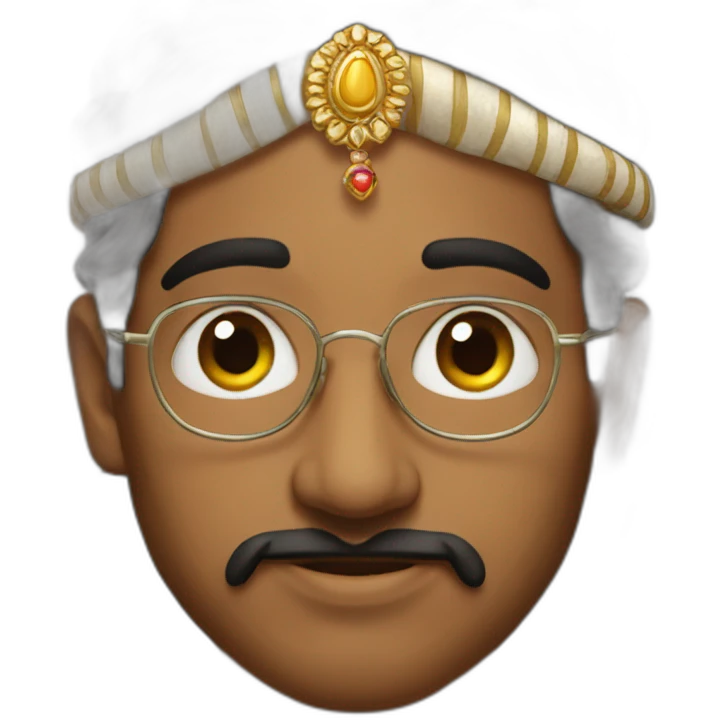 rich indian emoji