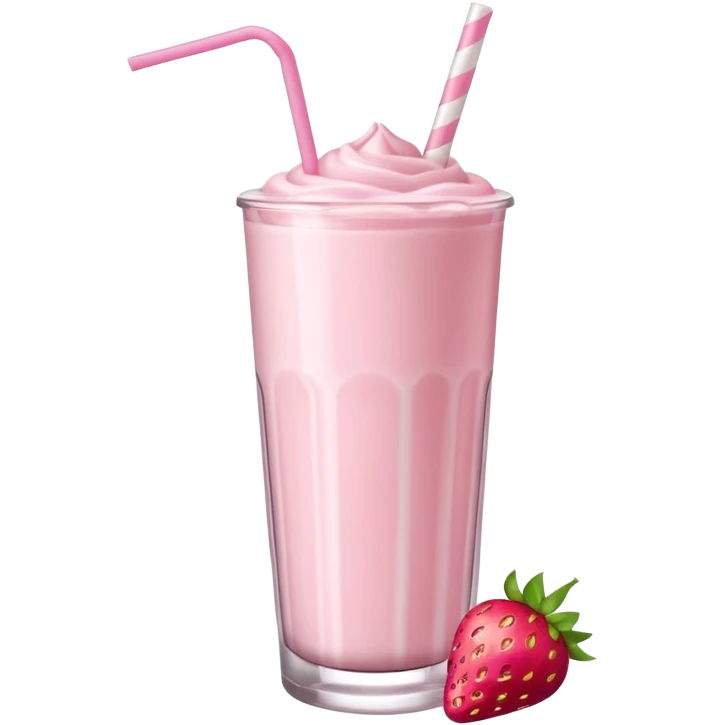 BATOM DE MILKSHAKE DE MORANGO emoji