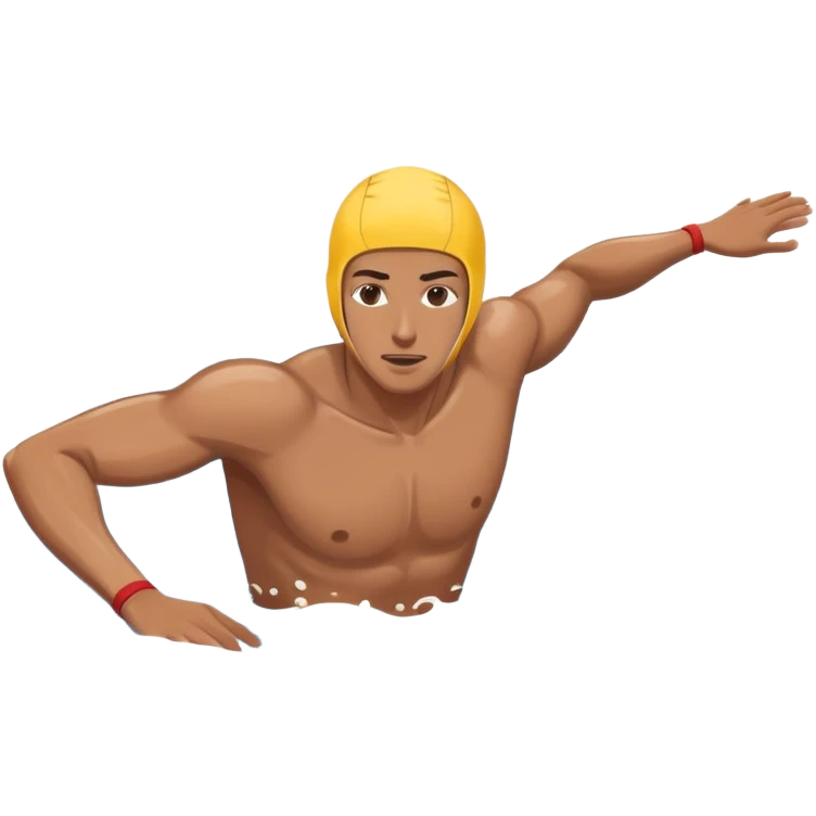 person swimming in water doing freestyle emoji