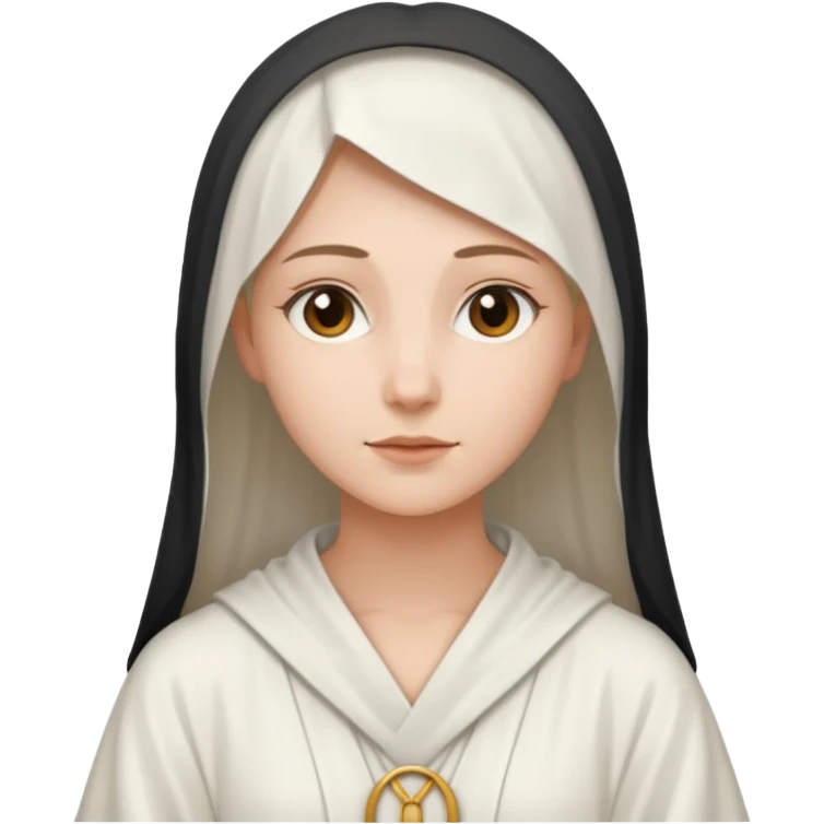 una mujer acólita emoji