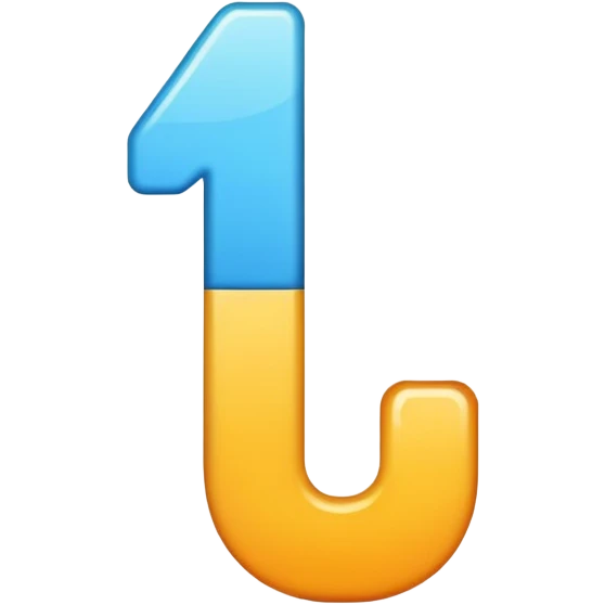 number one, first step, beginning of process emoji