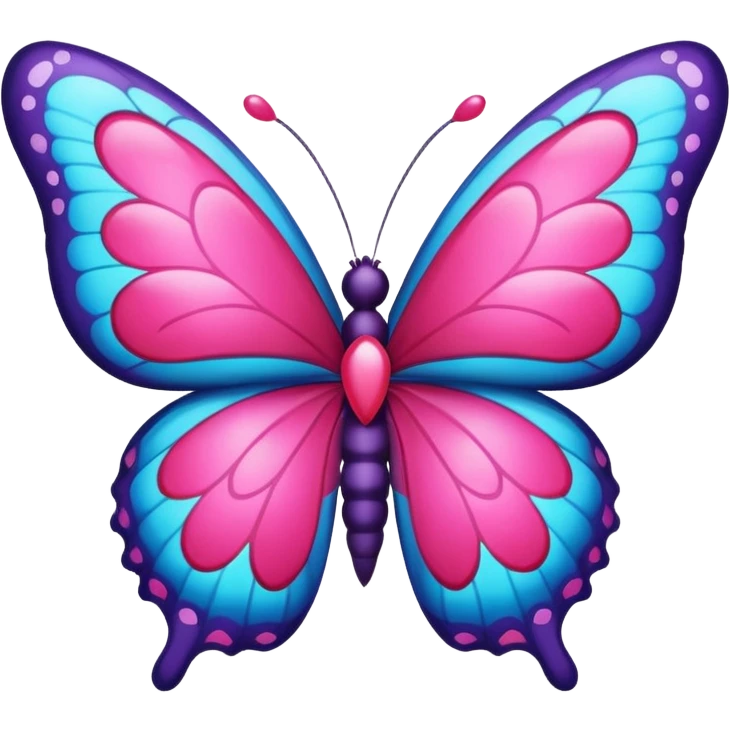 Butterfly with hearts  emoji