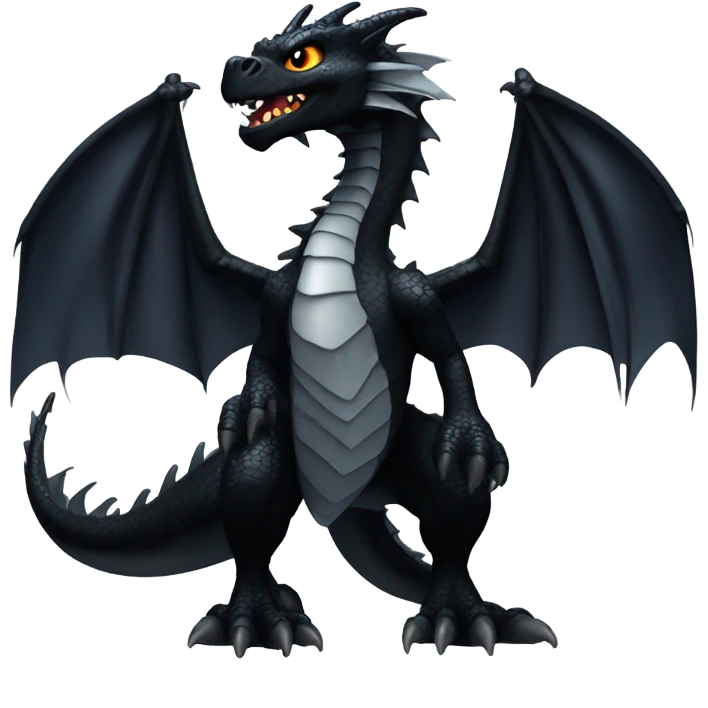 Black is Dragon emoji