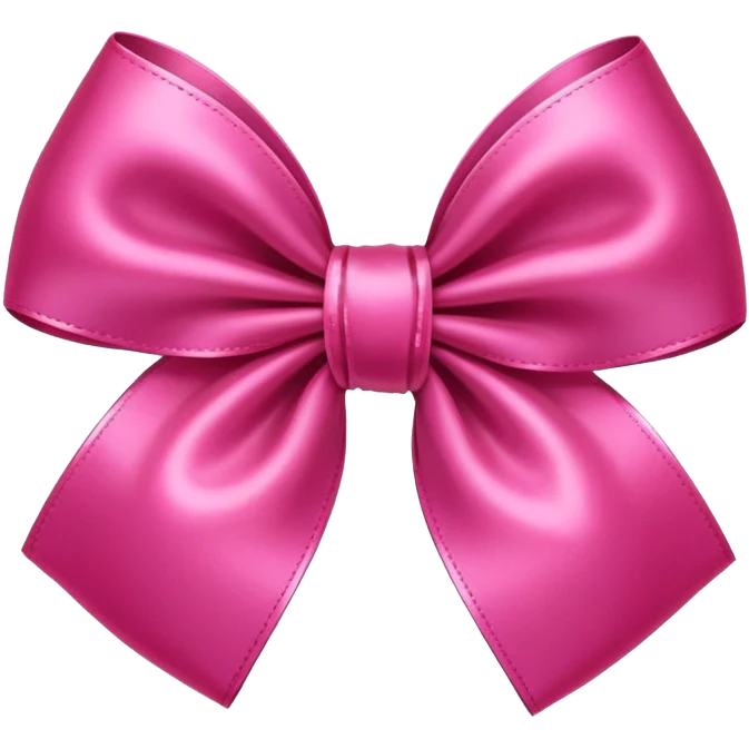 Dark  pink bowi emoji