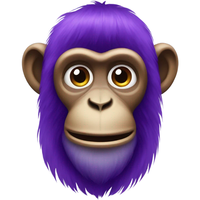purple monkey emoji