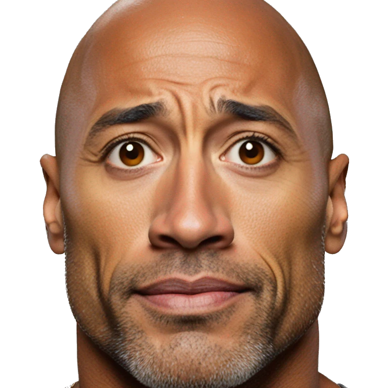 Dwayne Johnson eyebrow meme emoji