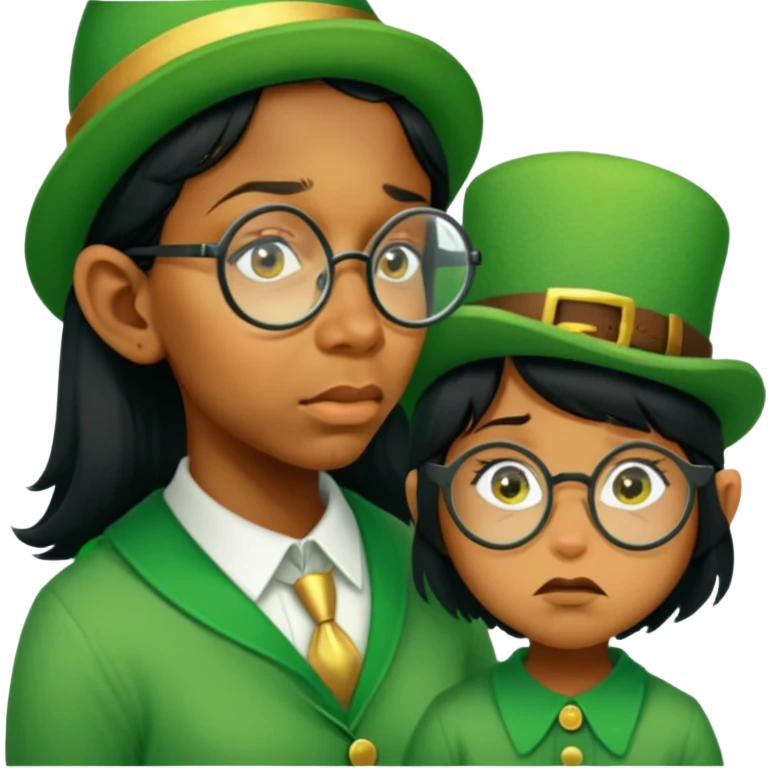 Sad Leprechaun emoji