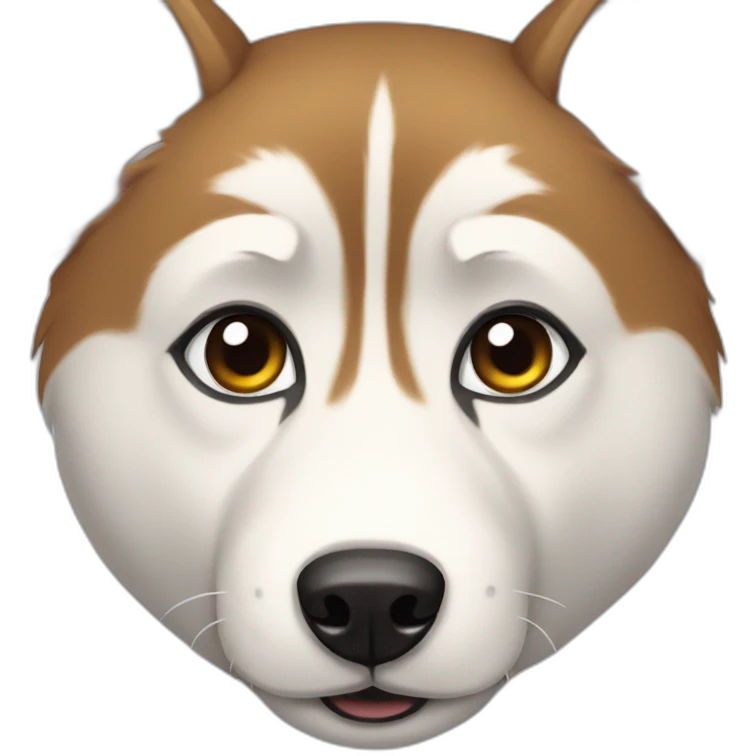 Husky roux emoji