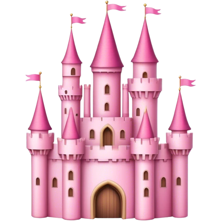 a fairytale castle in pink theme emoji