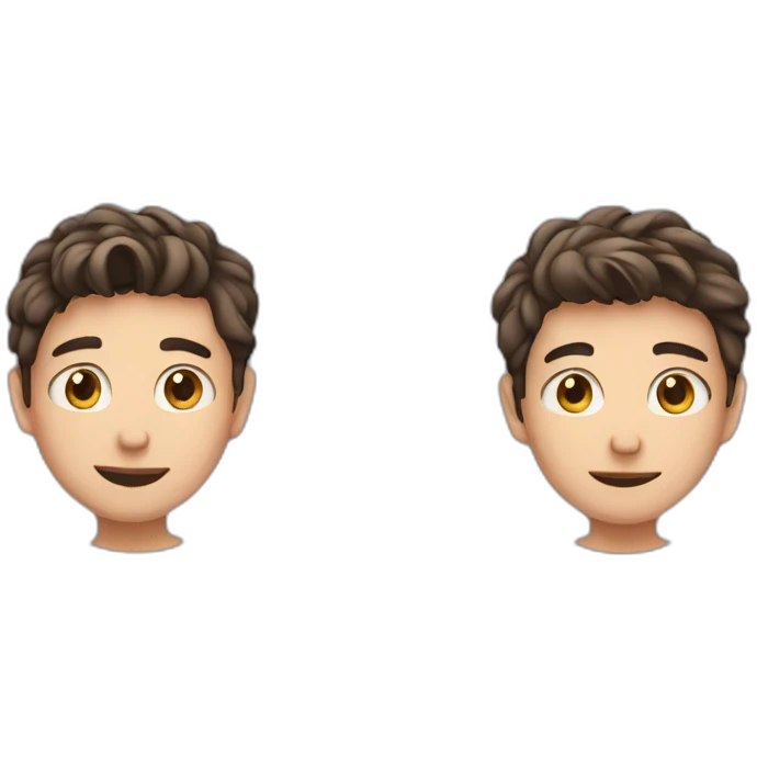 Boys and pan emoji