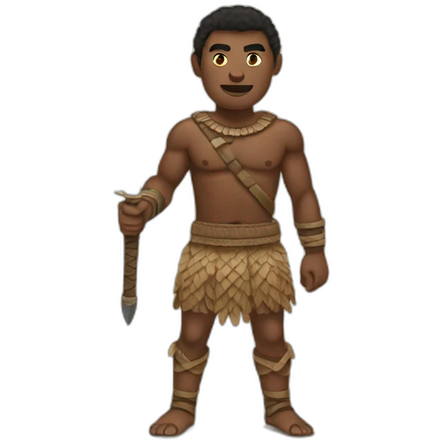 Fijian Warrior emoji