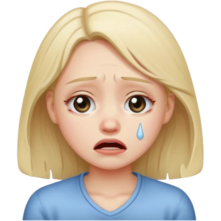 Girl who cry  emoji