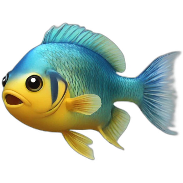 a photo of a fish emoji