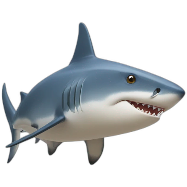 Une requin poulet emoji