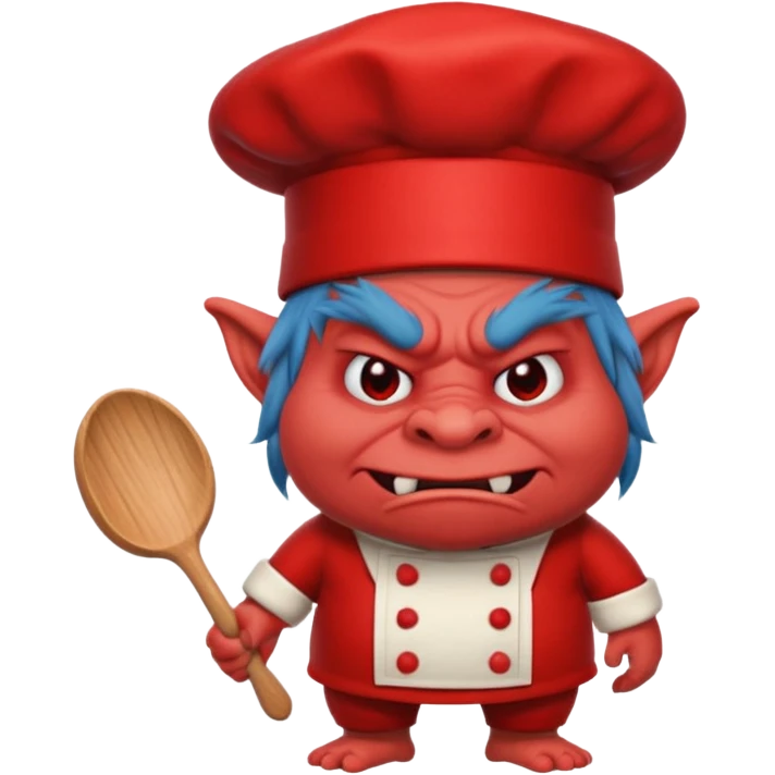 troll the red chef emoji