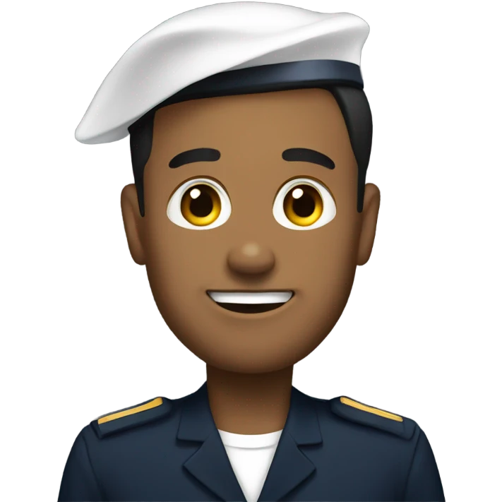 Navy man emoji