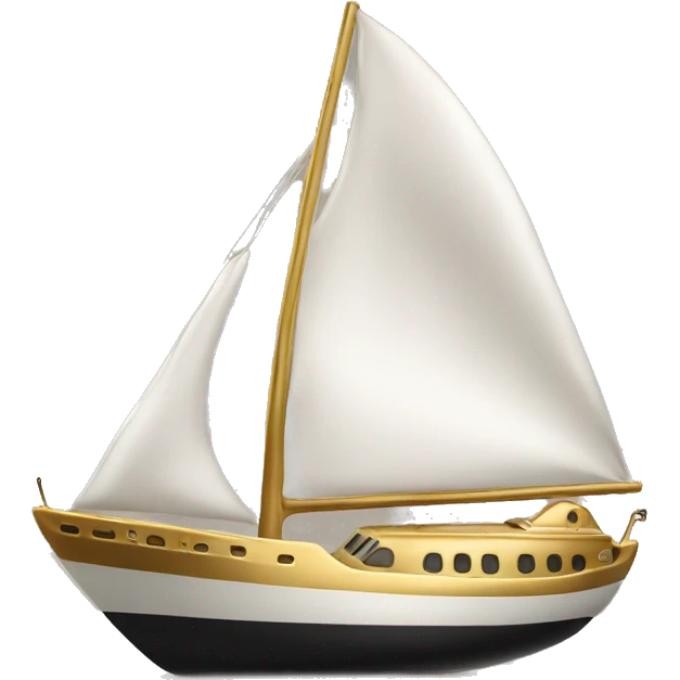 golden yatch side emoji