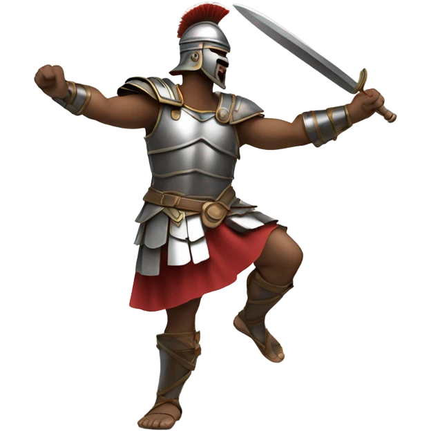 Dancing gladiator emoji