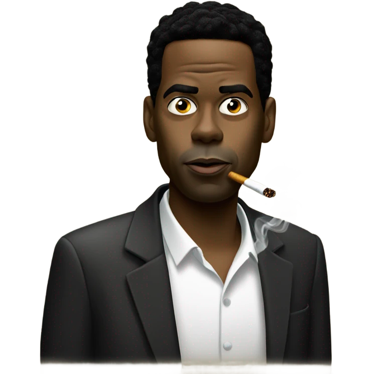 Chris rock smoking  emoji