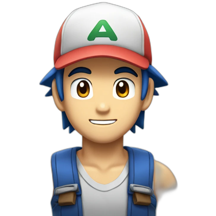 Ash Ketchum Pokemon emoji
