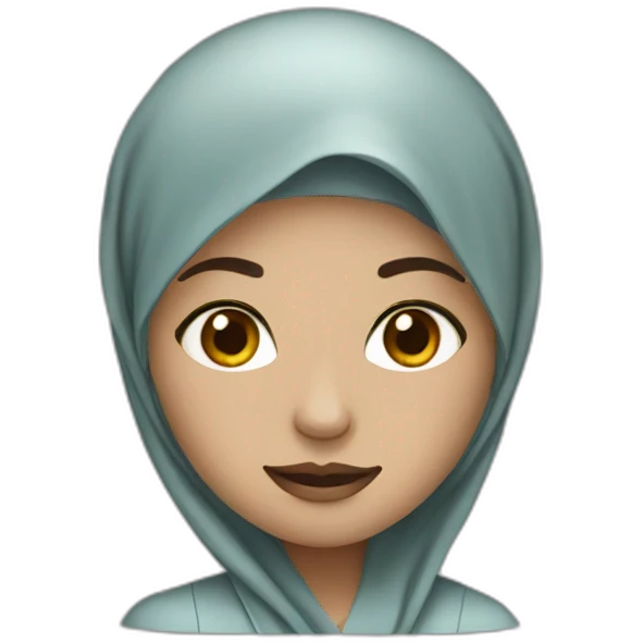 doctor with hijab white skin emoji