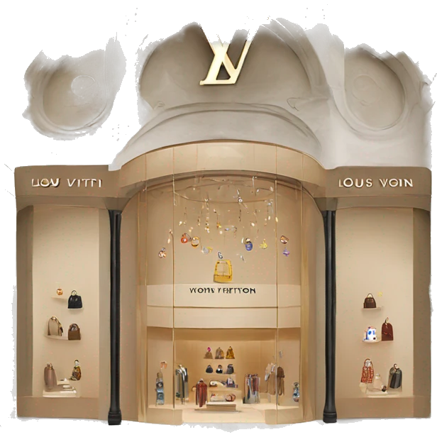 Louis vuitton store emoji
