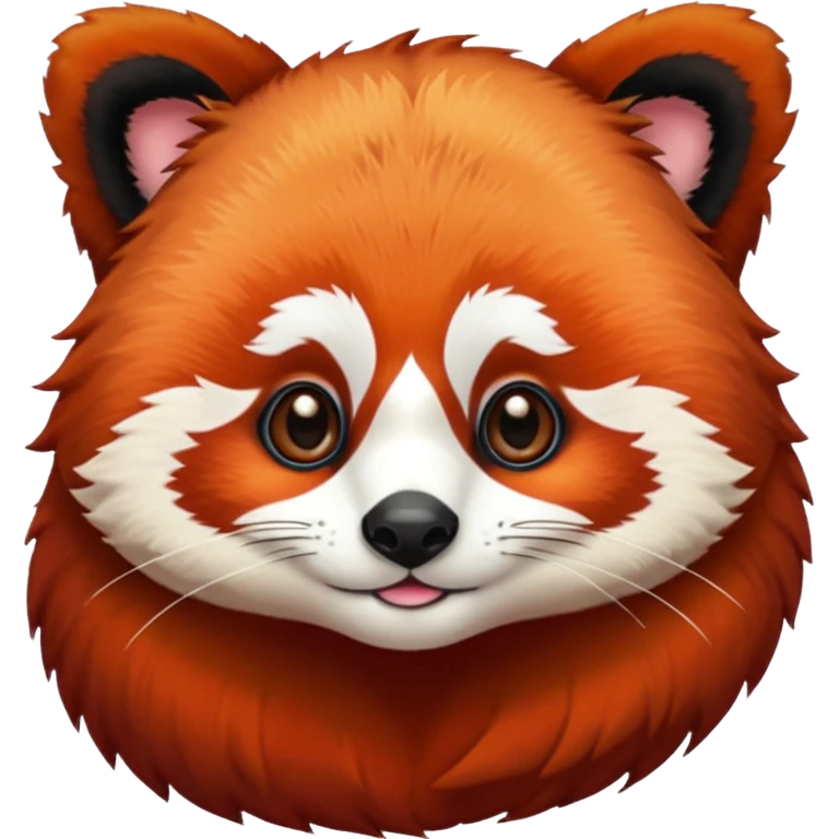 red panda fur emoji