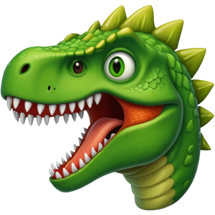 Mad dinosaur  emoji
