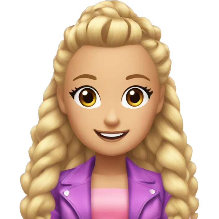 JoJo Siwa and Ariana Grande emoji