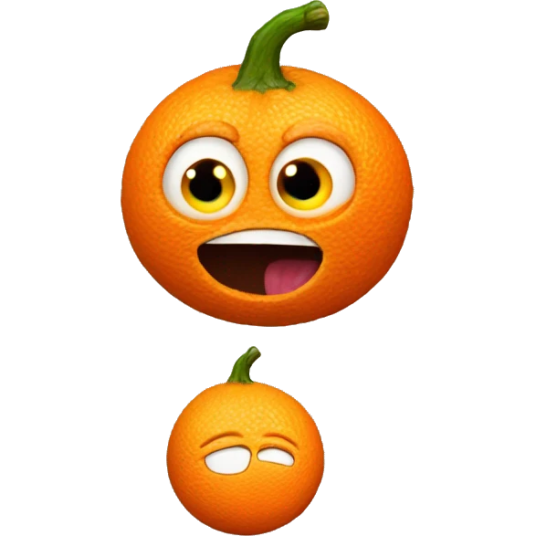 Annoying orange emoji