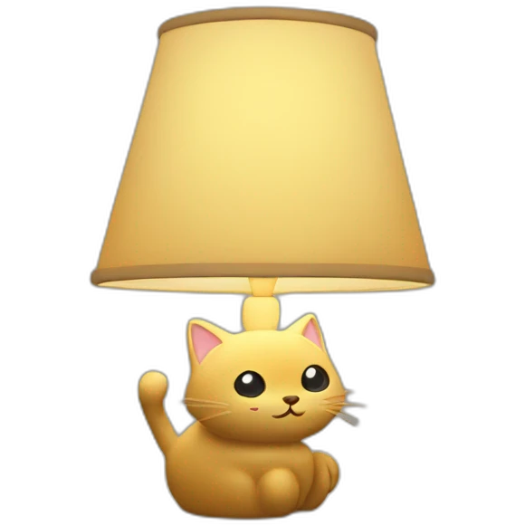 cat lamp emoji