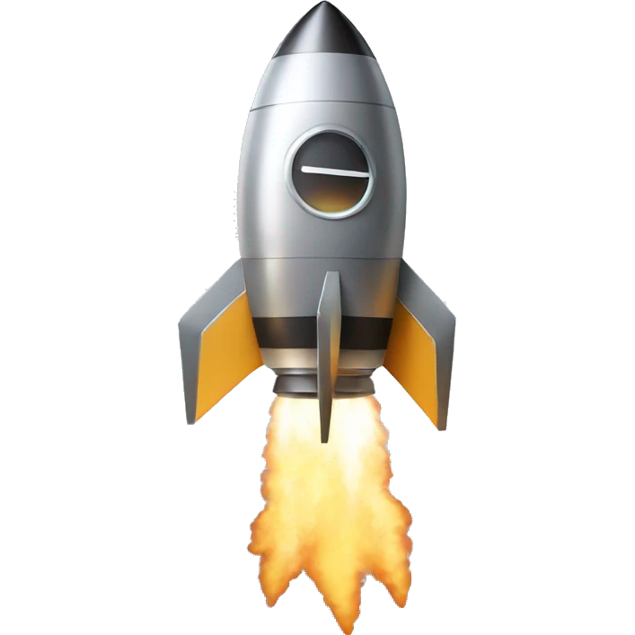 rocket emoji with disco ball effect  emoji