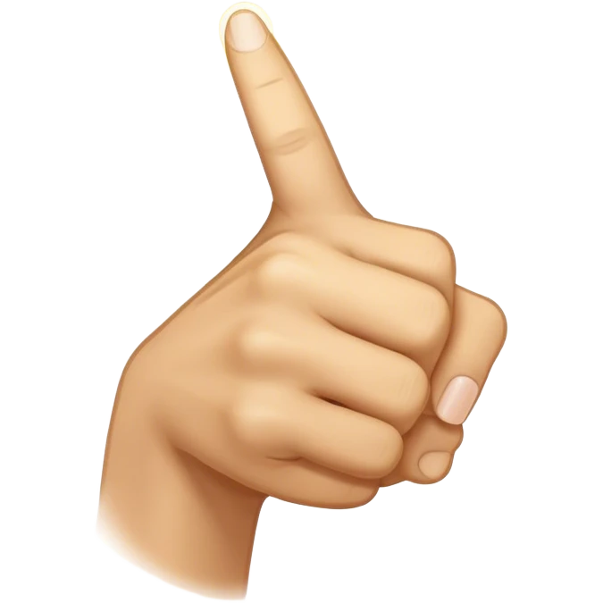 hand pointing at viewer] emoji