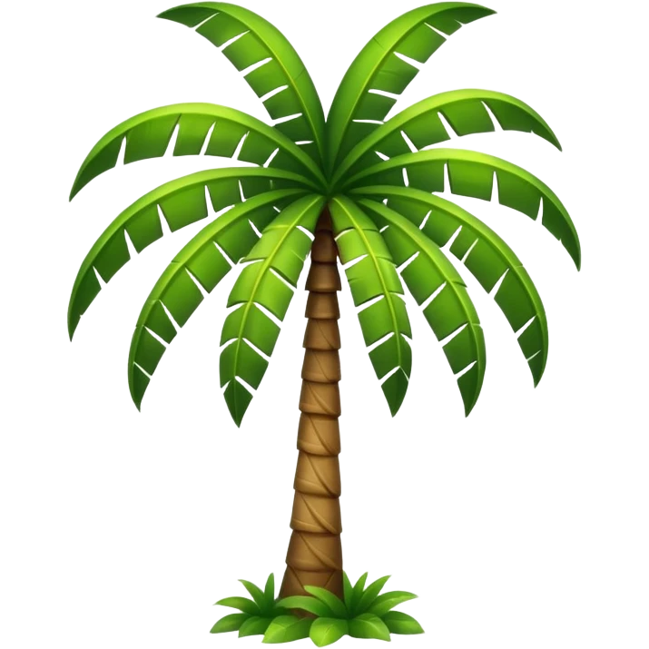 big palm tree emoji