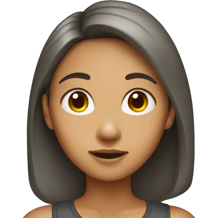 tan Asian girl  emoji