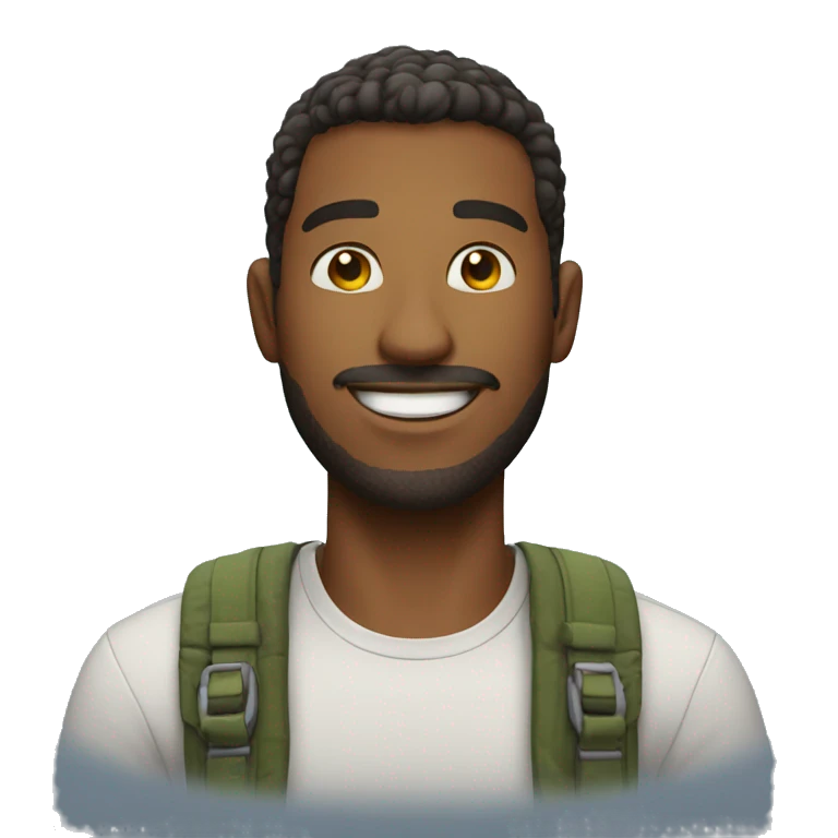 Homem sorrindo emoji