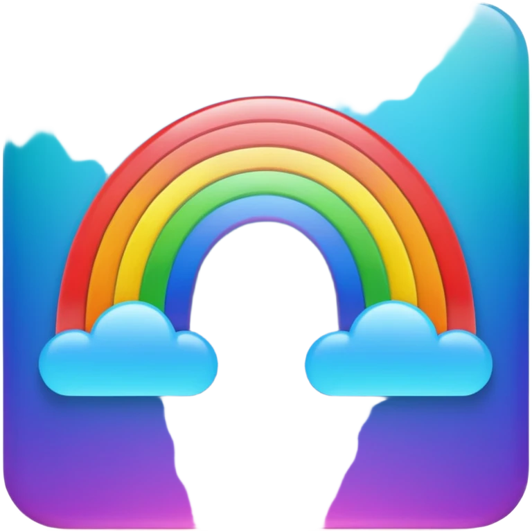 The word RainBruh’s in rainbow emoji