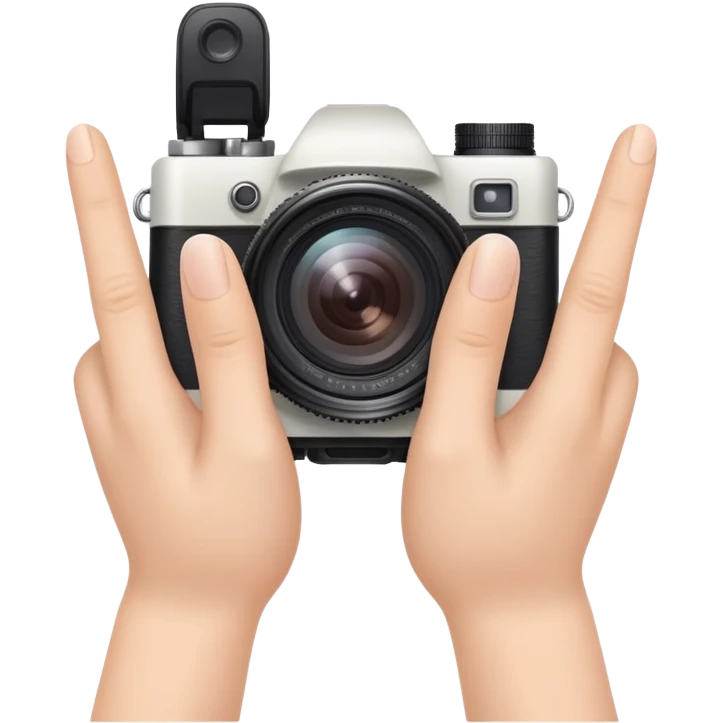 fingers framing hand gesture, camera viewfinder with hands emoji