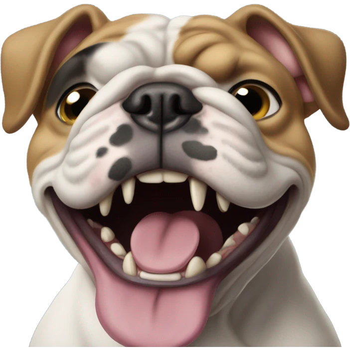 Asheville bulldog cheering emoji