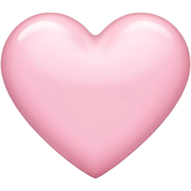 Light pink heart emoji