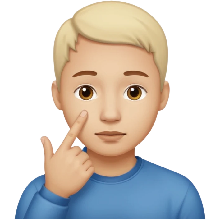 gesto de meter la nariz por los dedos mientras los dedos hacen un círculo. Así: 👌🏻 emoji