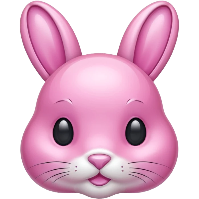 crystal bunny pink emoji