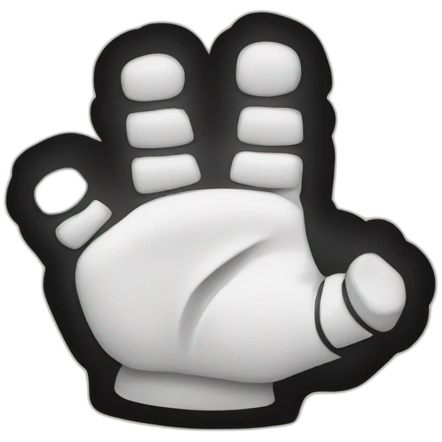 samurai hand emoji
