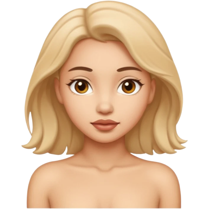 Mujer desnuda emoji