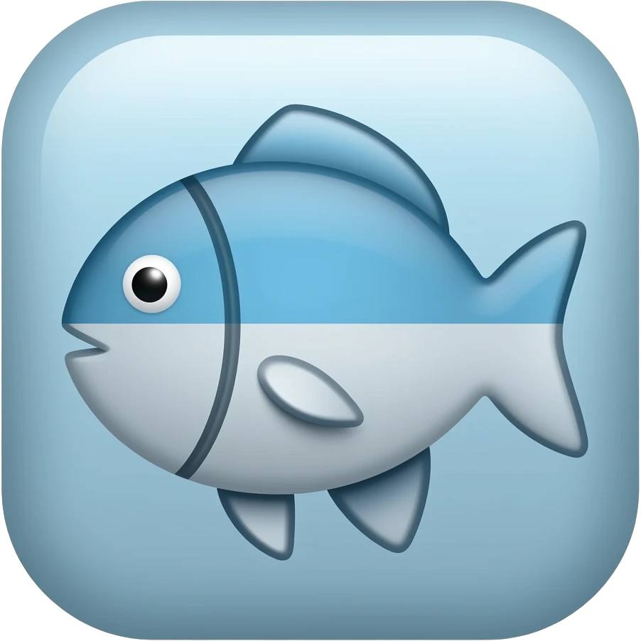 simple fish icon emoji